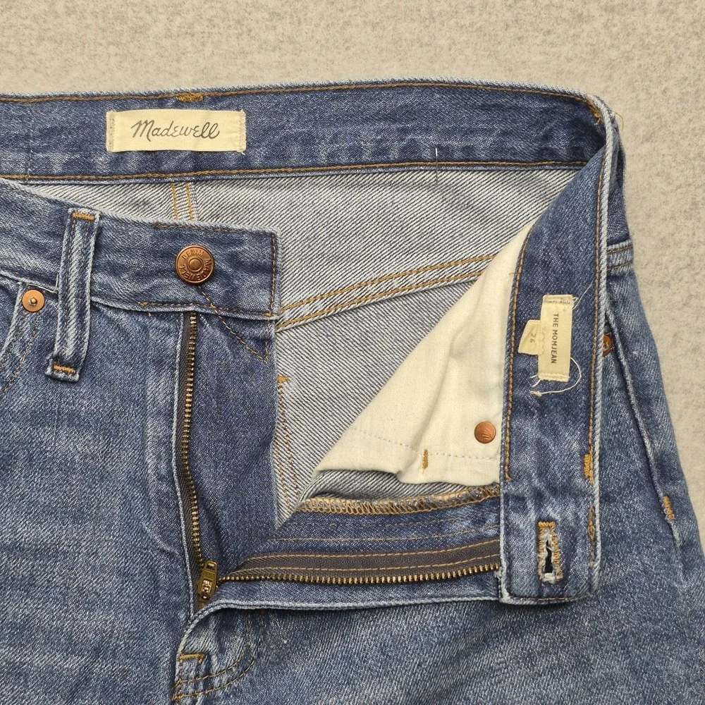 Madewell Jeans Womens 26 Blue High Rise The Mom Jean Tapered Denim Momcore 90s